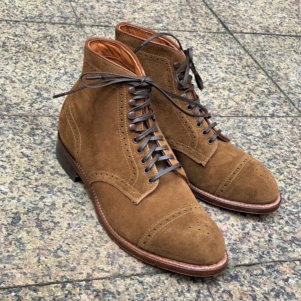 ALDEN オールデン LACE UP BOOT SNUFF スナッフ Alden x Frans Boone 405 Boot in Snuff Suede – Frans Boone Store